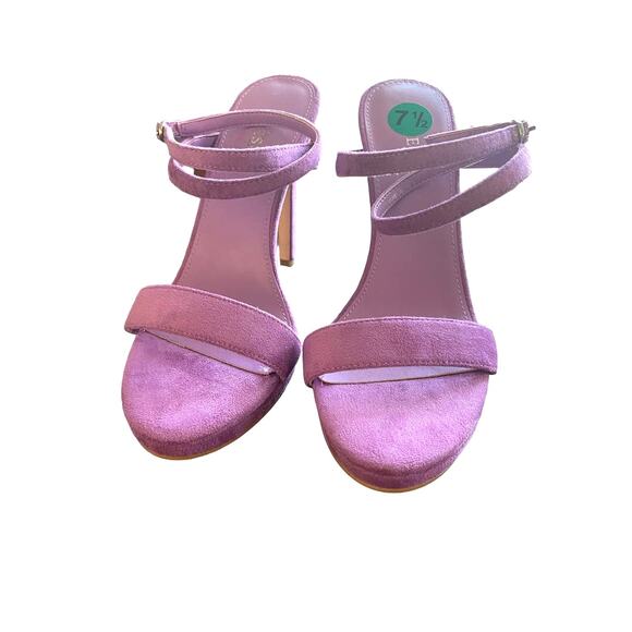 Ankle Wrap Heels By Guess Suede Women's 7.5‎ *NWT - Picture 6 of 7